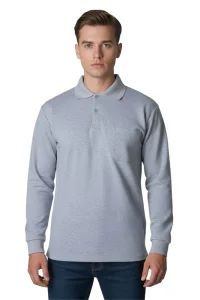 2 İplik Şardonlu Fermuarlı Sweatshirt